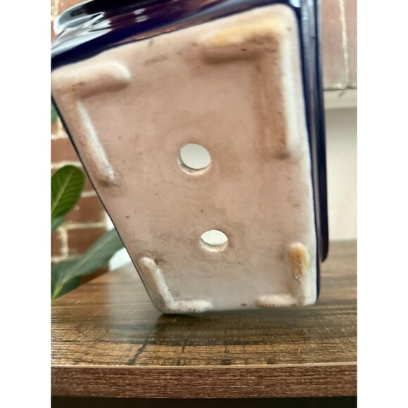 Rectangular Blue Ceramic Dish - Picture 9 of 10